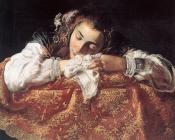 多梅尼科 法蒂 : Sleeping Girl